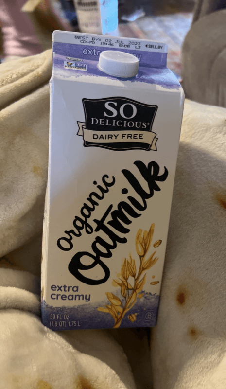So Delicious Dairy Free Organic Oatmilk Extra Creamy