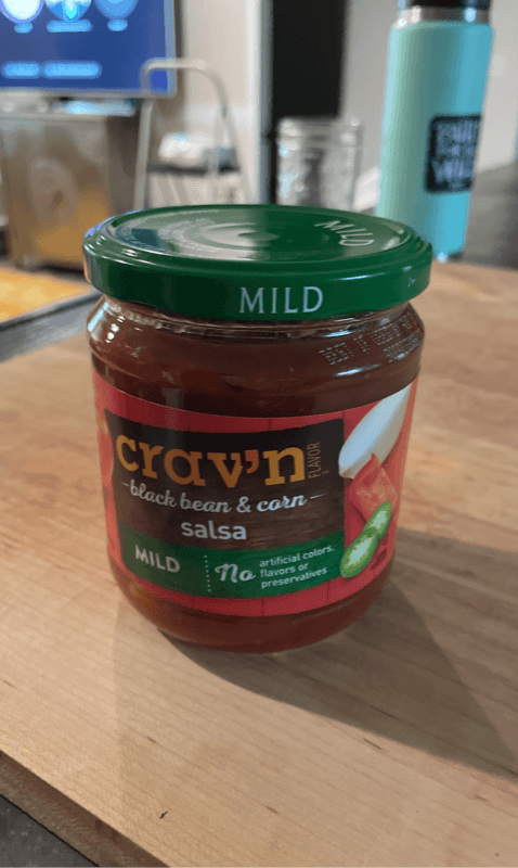 Crav'N Flavor Black Bean & Corn Salsa Mild