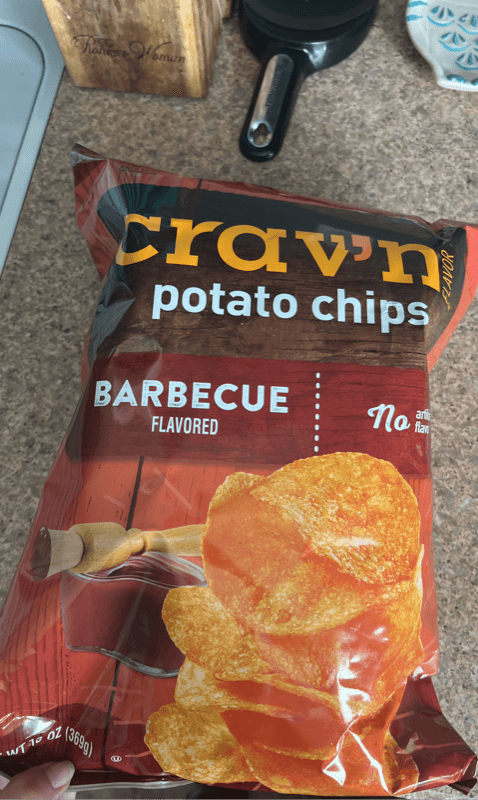 Crav'N Flavor Barbecue Flavored Potato Chips