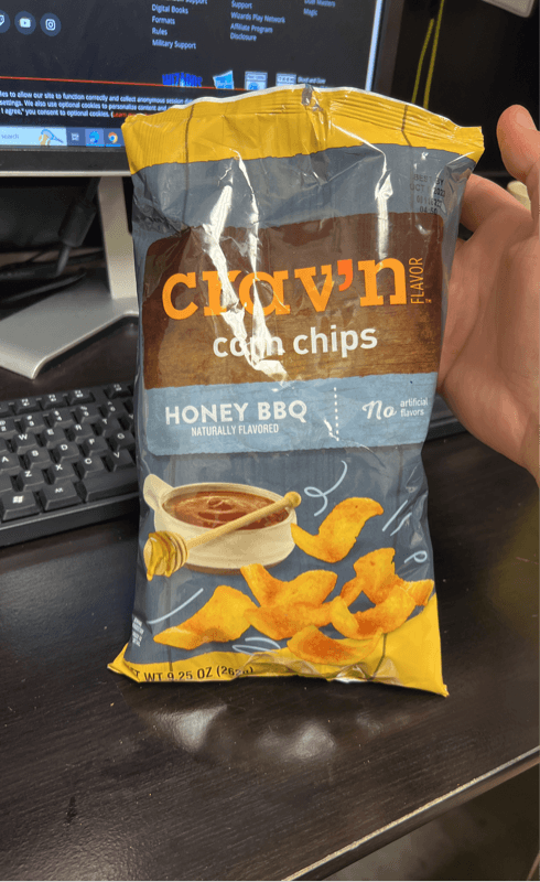 Crav'N Flavor Honey Bbq Corn Chips