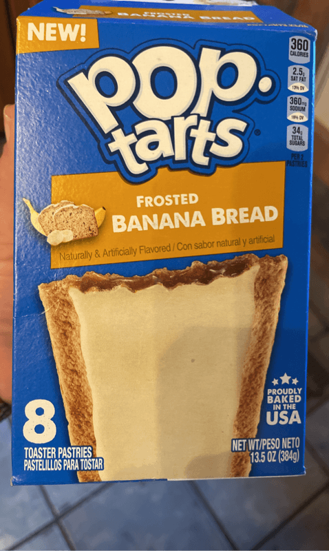 Pop-Tarts Frosted Banana Bread Toaster Pastries