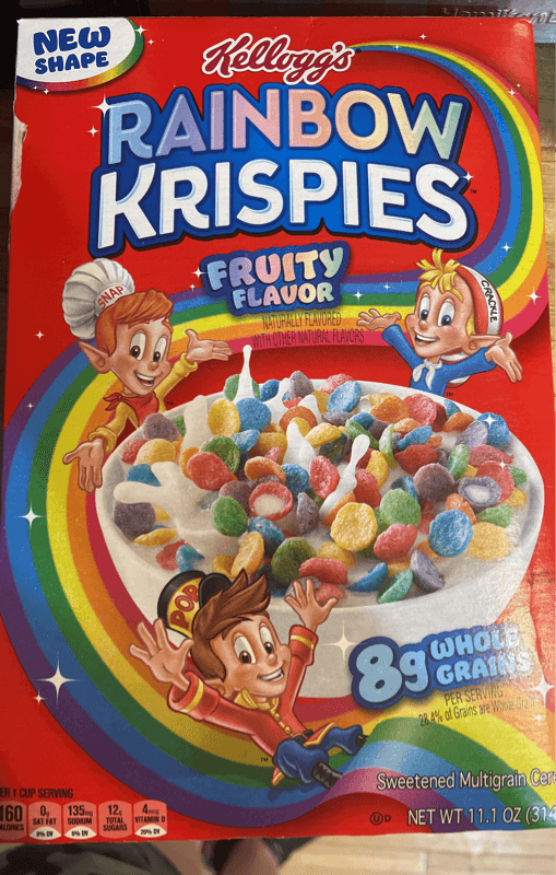 Kellogg'S Rainbow Krispies Fruity Flavor Cereal