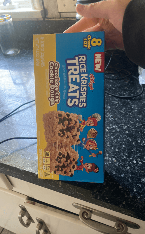 Kellogg'S Rice Krispies Treats Chocolate Chip Cookie Dough