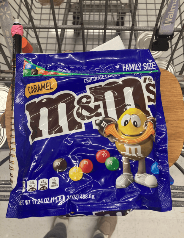 M&M'S Caramel Chocolate Candies Family Size