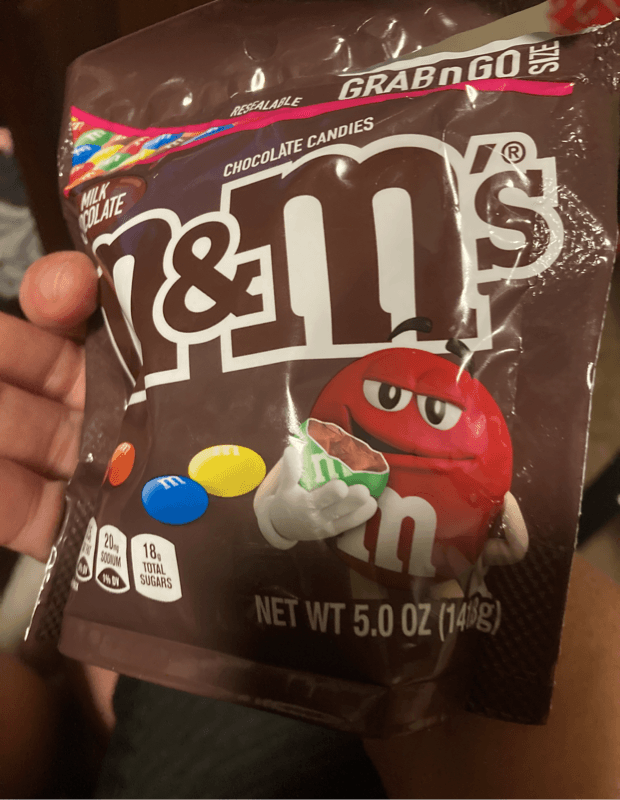 M&M'S Milk Chocolate Candies Grab & Go Size