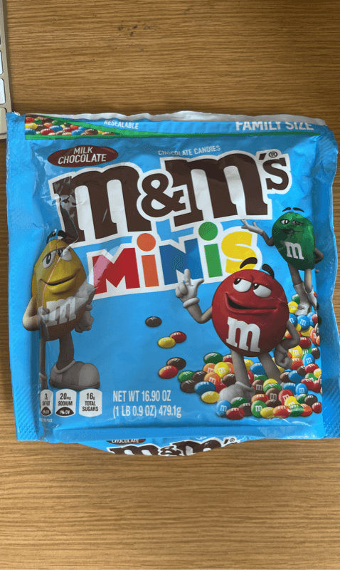 M&M'S Milk Chocolate Minis Chocolate Candy