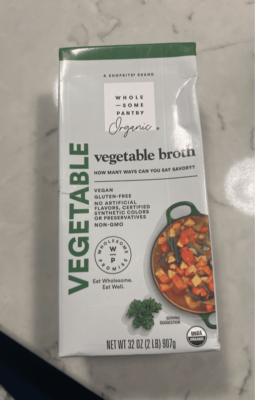 Wholesome Pantry Organic Vegetable Broth