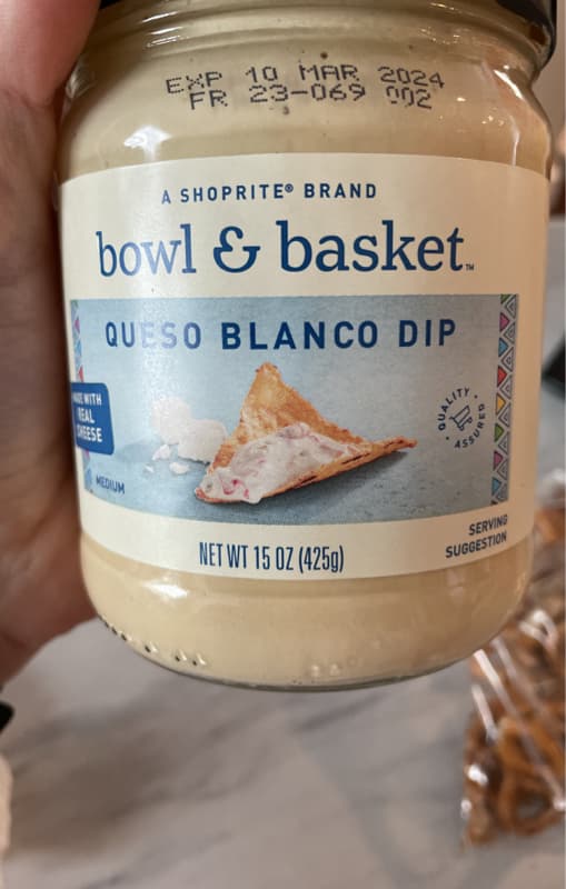 Bowl & Basket Queso Blanco Dip