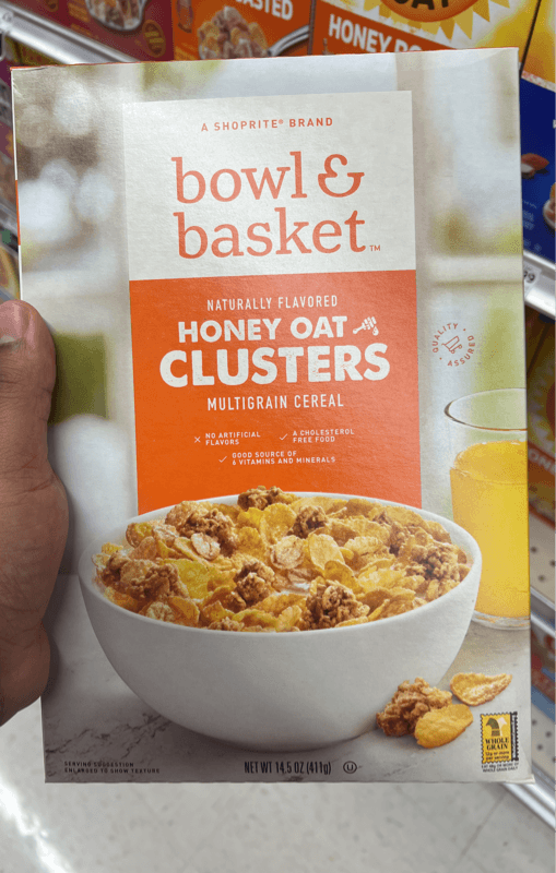 Bowl & Basket Honey Oat Clusters Multigrain Cereal