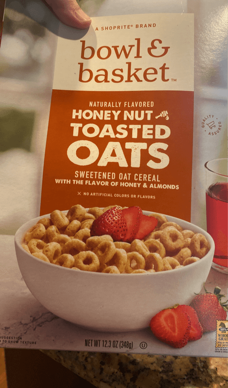 Bowl & Basket Naturally Flavored Honey Nut Toasted Oats
