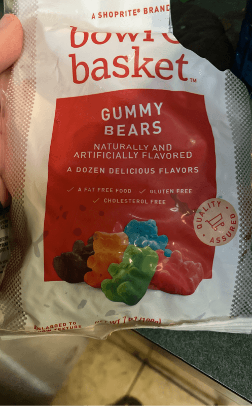 A Shoprite Brand Bowl & Basket Gummy Bears