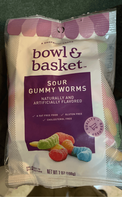 Bowl & Basket Sour Gummy Worms