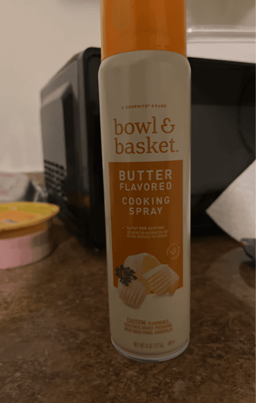 Bowl & Basket Butter Flavored Cooking Spray