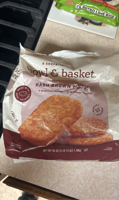 Bowl & Basket Patties Hash Brown Potatoes