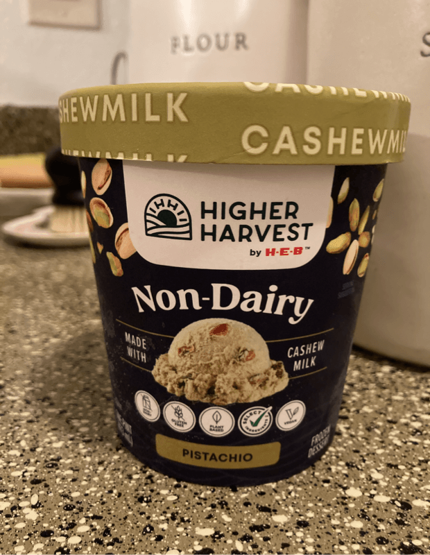 Higher Harvest By H-E-B Non-Dairy Pistachio  Dessert Made With Cashew Milk