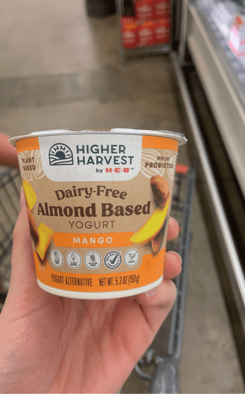Higher Harvest By H-E-B Dairy-Free Almond Based Mango Yogurt