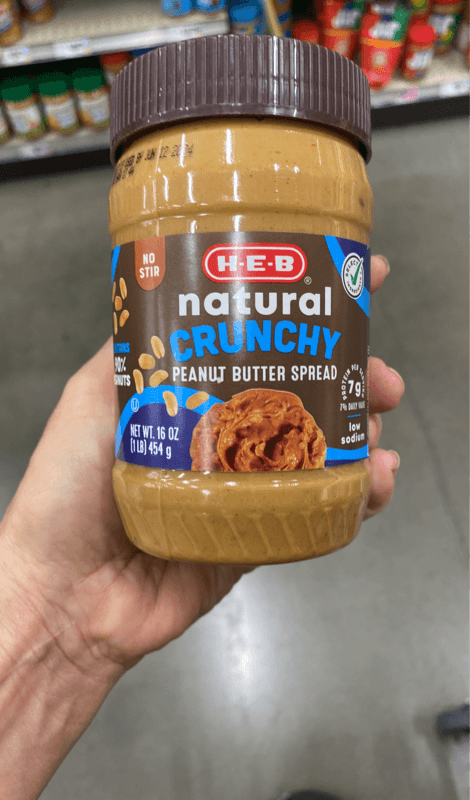 H-E-B Natural Crunchy Peanut Butter Spread