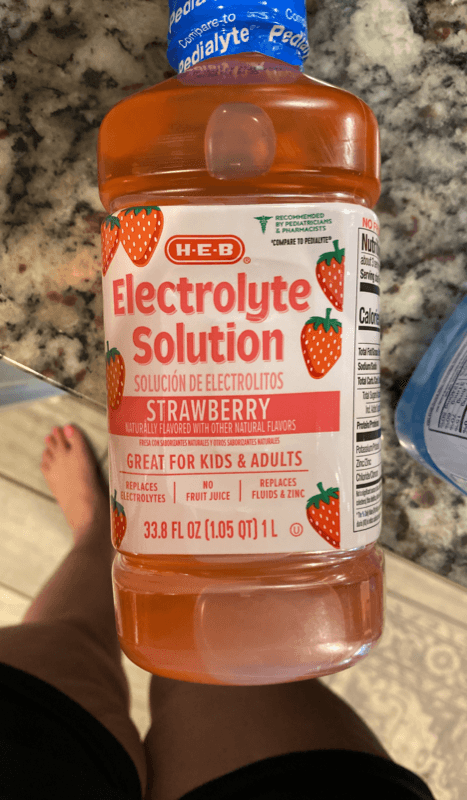 H.E.B Electrolyte Solution Strawberry