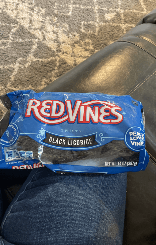 Red Vines Twists Black Licorice