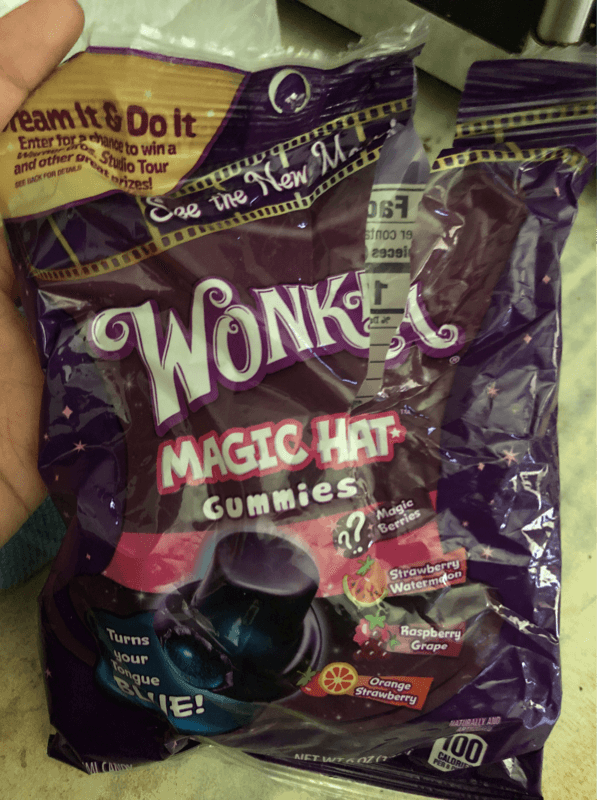 Wonka Magic Hat Gummies Candy