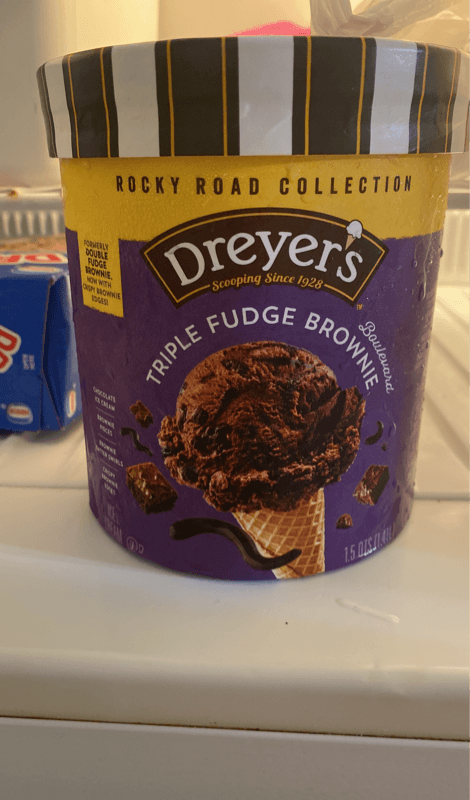 Edy'S/Dreyer'S Rocky Road Collection Triple Fudge Brownie Boulevard Ice Cream