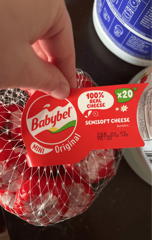 Mini Babybel Original Semisoft Cheese
