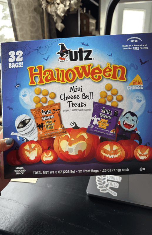 Utz Halloween Mini Cheese Ball Treats