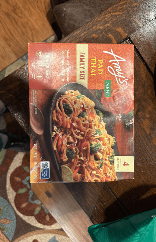 Amy'S Pad Thai Family Size