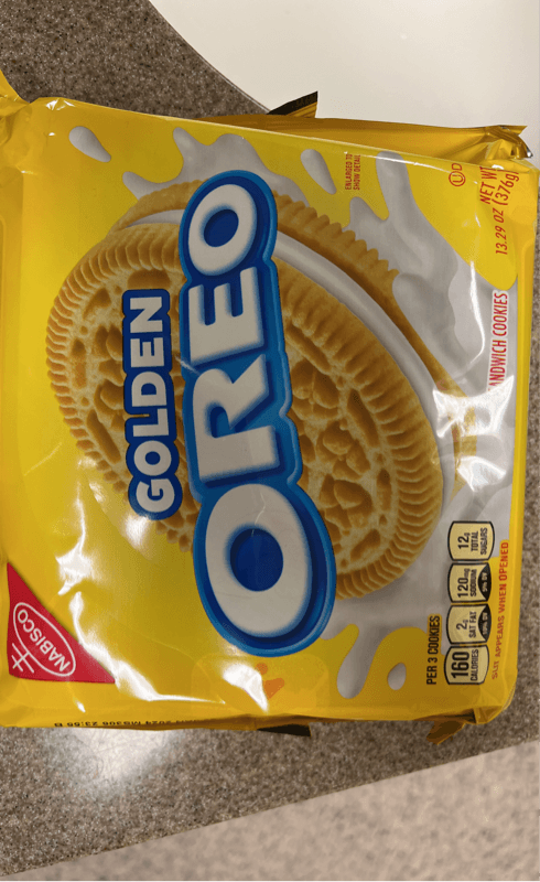 Nabisco Golden Oreo Sandwich Cookies
