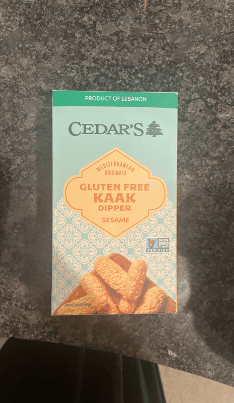 Cedar'S Kaak Gluten Free Dipper Sesame