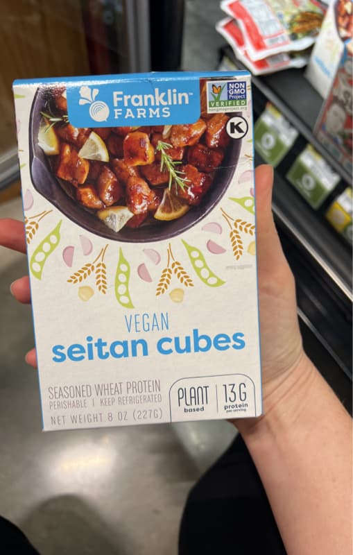 Franklin Farms Vegan Seitan Cubes