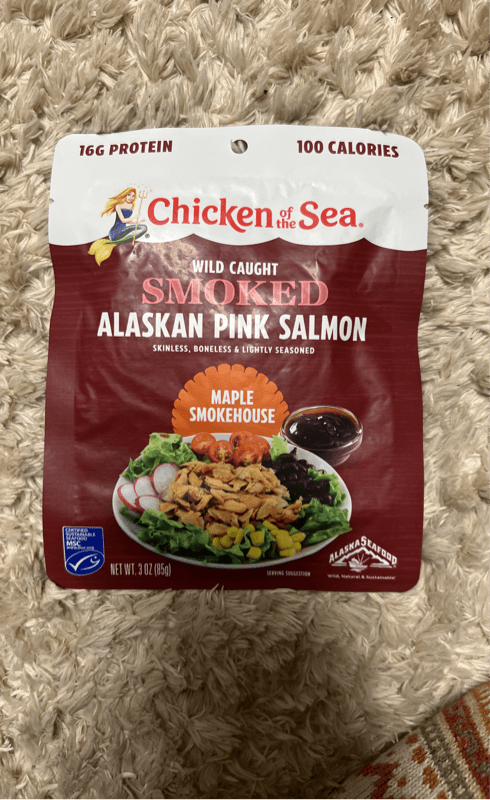 Chicken Of The Sea Maple Smokehouse Wild Caught Smoked Alaskan Pink Salmon