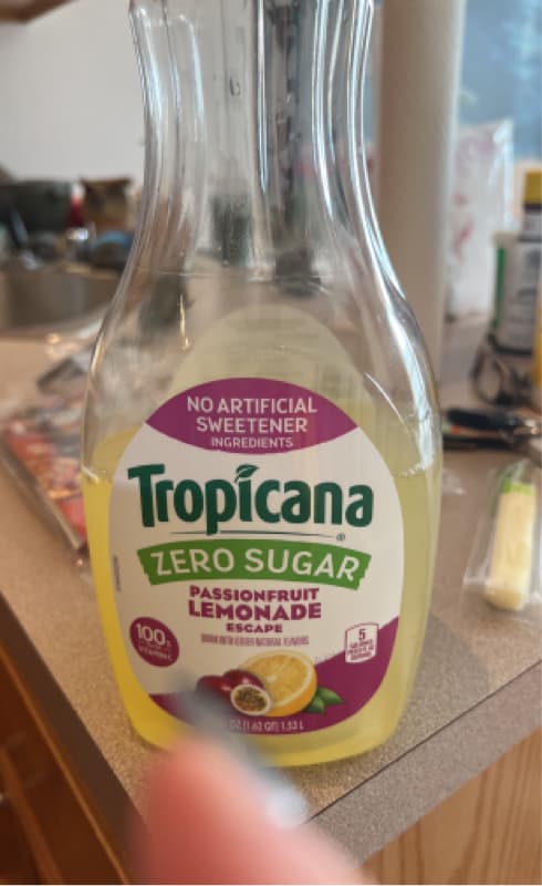 Tropicana Zero Sugar Passionfruit Lemonade Escape