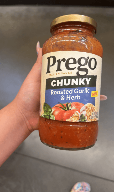 Prego Italian Sauce Chunky Roasted Garlic & Herb