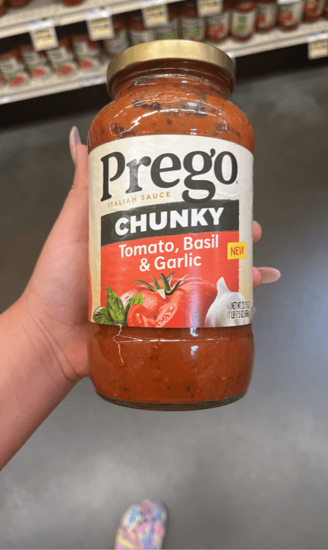 Prego Italian Sauce Chunky Tomato, Basil & Garlic