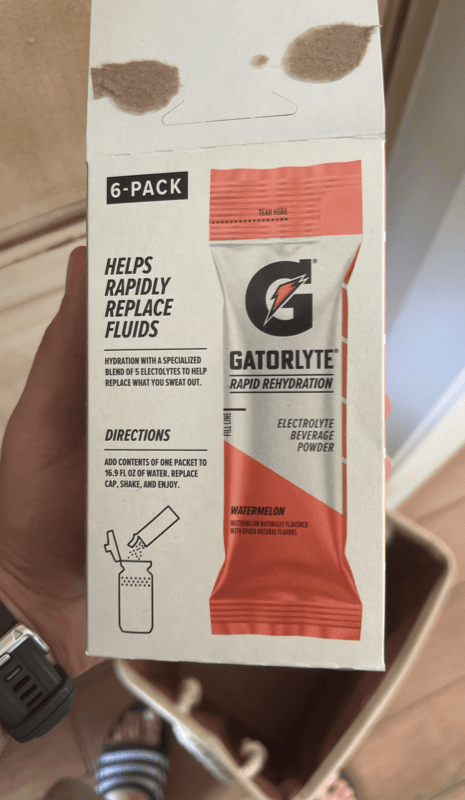 Gatorlyte Rapid Rehydration Watermelon Electrolyte Beverage Powder