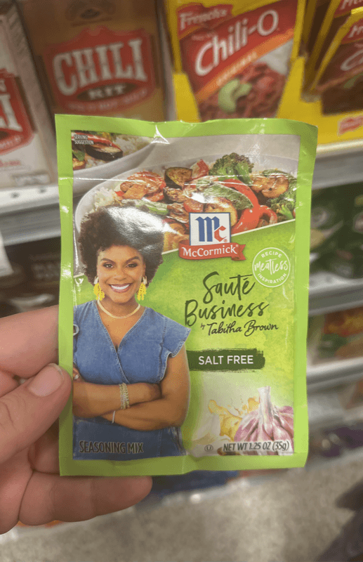 Mccormick Salt Free Saute Business By Tabitha Brown Seasoning Mix