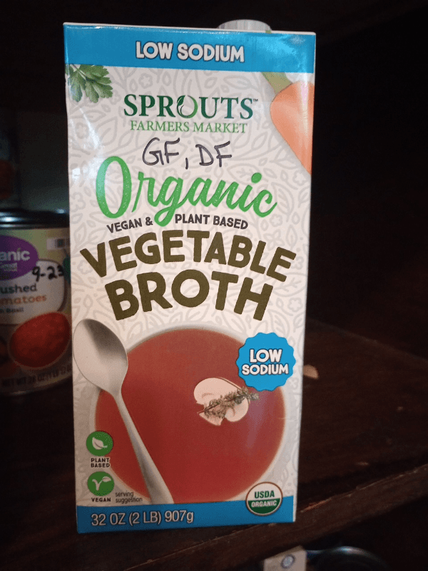 Sprouts Farmers Market Organic Vegetable Broth Low Sodium