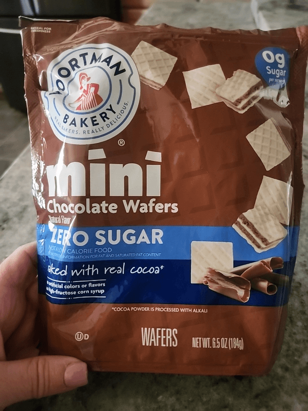 Voortman Bakery Mini Wafers Chocolate Zero Sugar