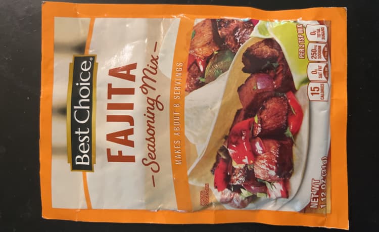 Best Choice Fajita Seasoning Mix