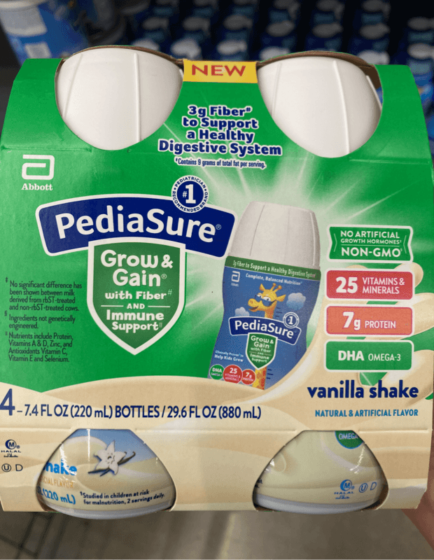 Pediasure Grow & Gain Vanilla Shake Flavor