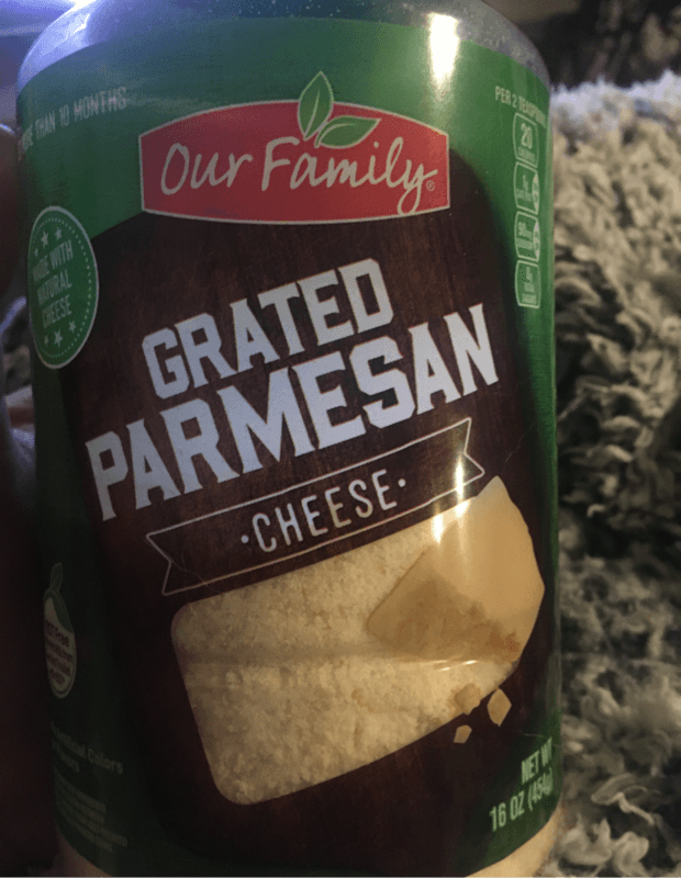 Our Family Grated Parmesan Cheese