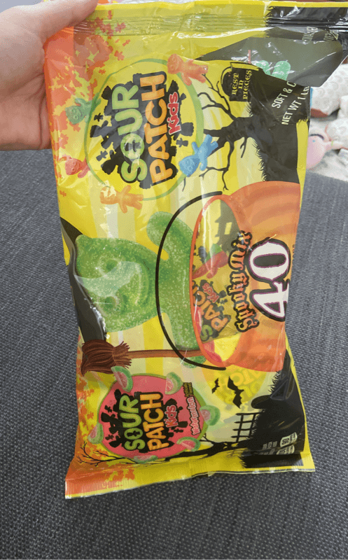 Sour Patch Kids Spooky Mix Soft & Chewy Candy Variety Pack: Original & Watermelon