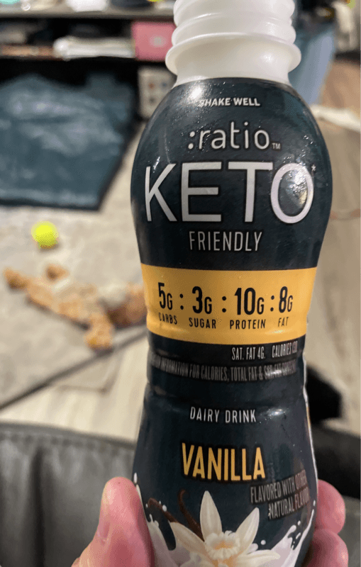 :Ratio Keto Friendly Dairy Drink Vanilla