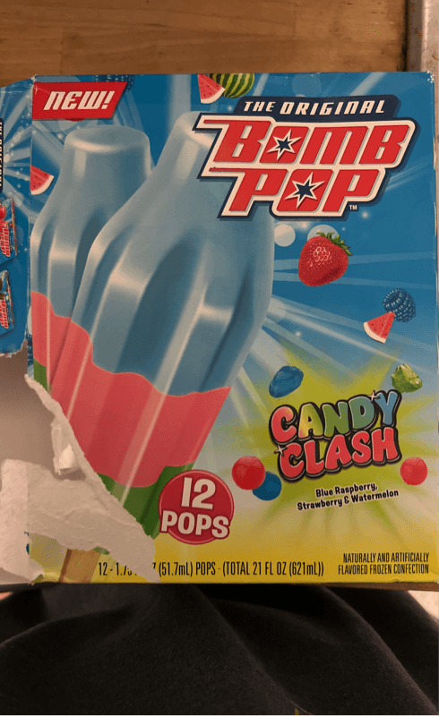The Original Bomb Pop Candy Clash, 12 Pops