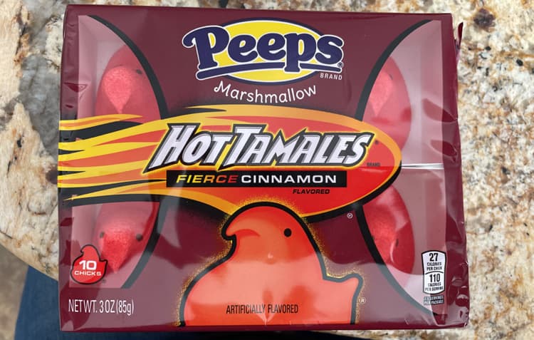 Peeps Marshmallow Hot Tamales Fierce Cinnamon Flavor