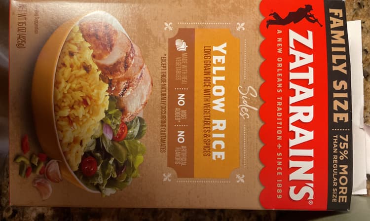 Zatarain'S Yellow Rice