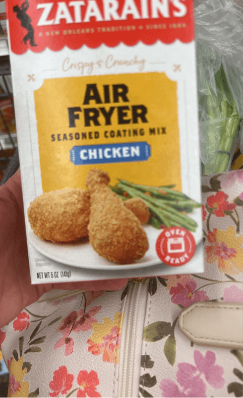 Zatarain'S Crispy & Crunchy Air Fryer Chicken Seasoned Coating Mix
