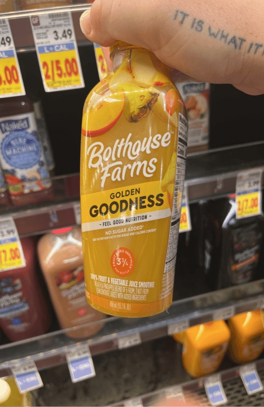 Bolthouse Farms Golden Goodness Fruit & Vegetable Juice Smoothie