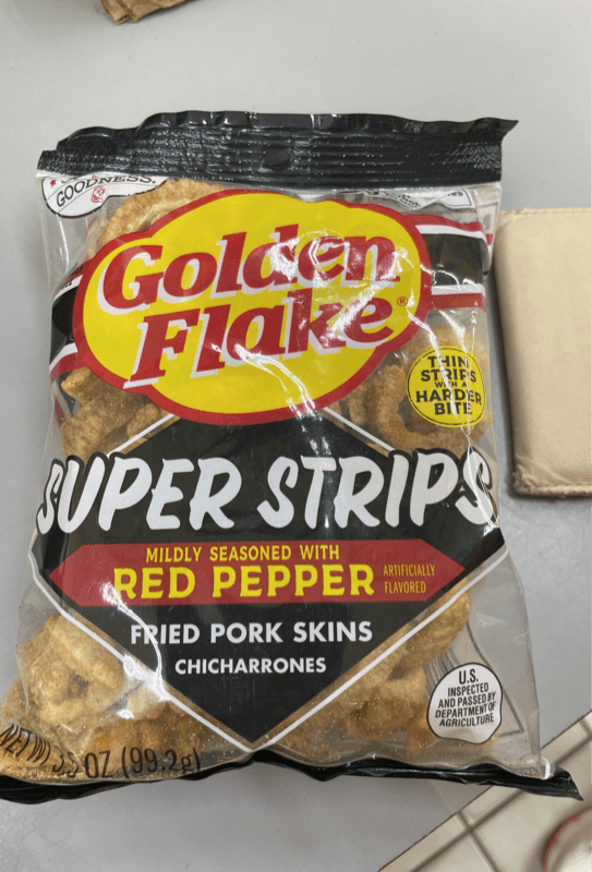 Golden Flake Super Strips Fried Pork Skins